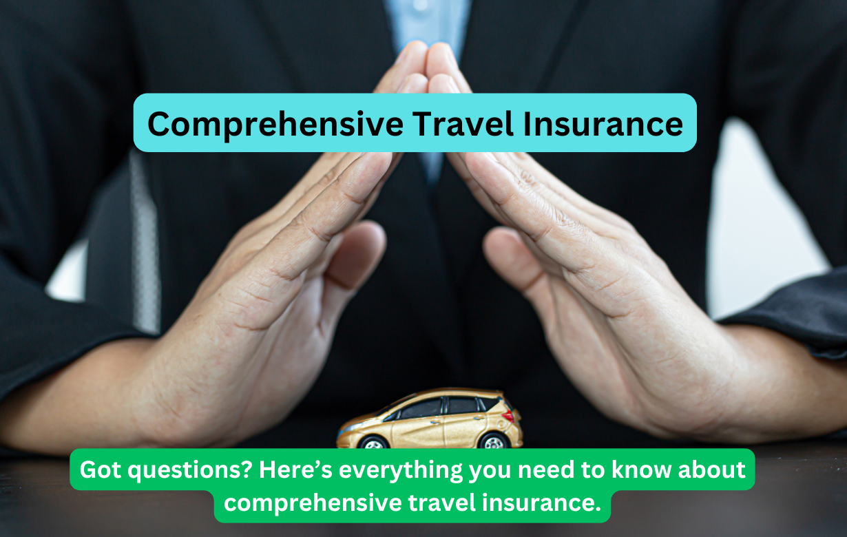 Traveler seeking answers about comprehensive travel insurance benefits and coverage options.