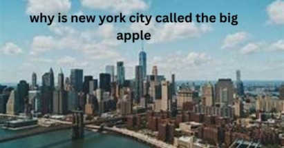 why is New York city called the big apple