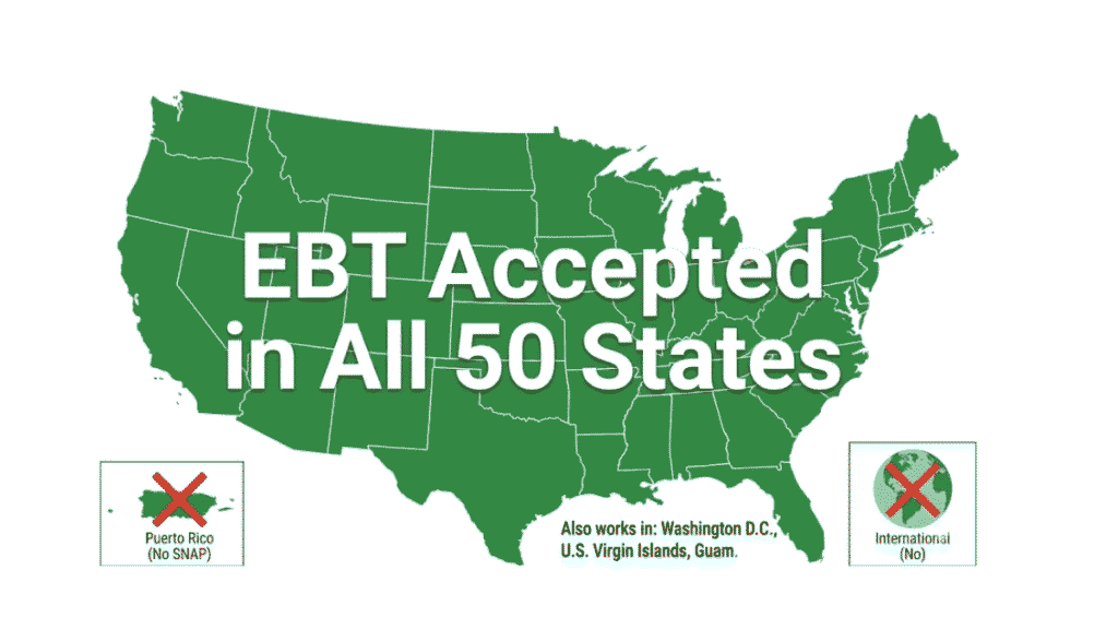 Can I use my EBT card in another state or territory like Puerto Rico?