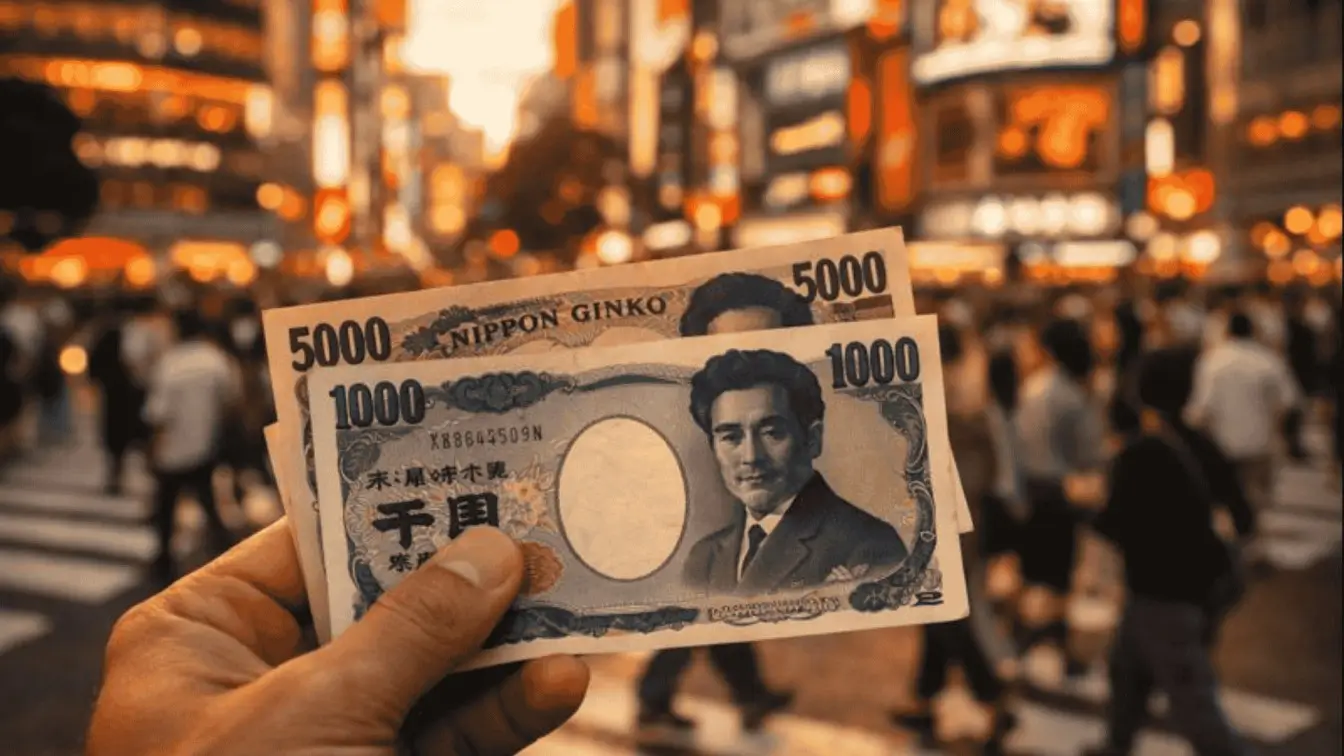Japan tourist tax increase 2026 sayonara tax cost with Japanese Yen notes and passport